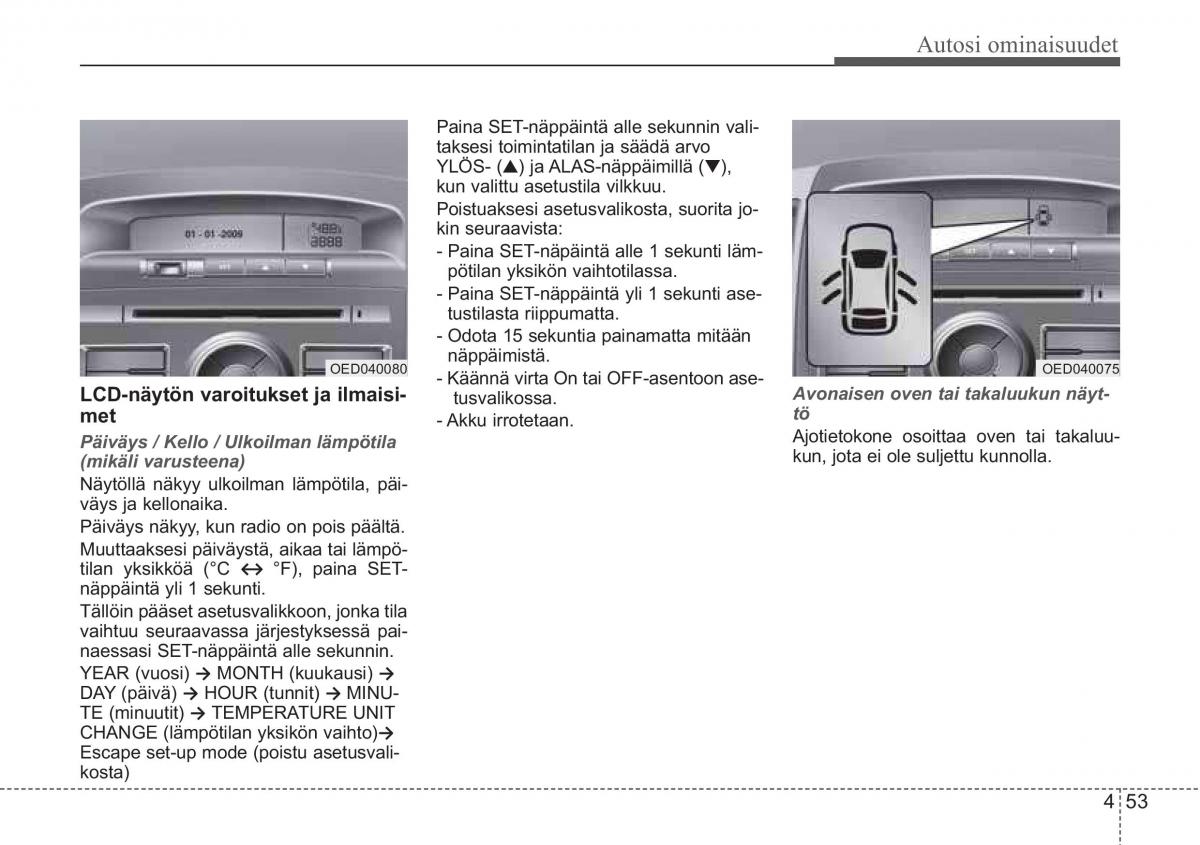 KIA Ceed I 1 omistajan kasikirja / page 125