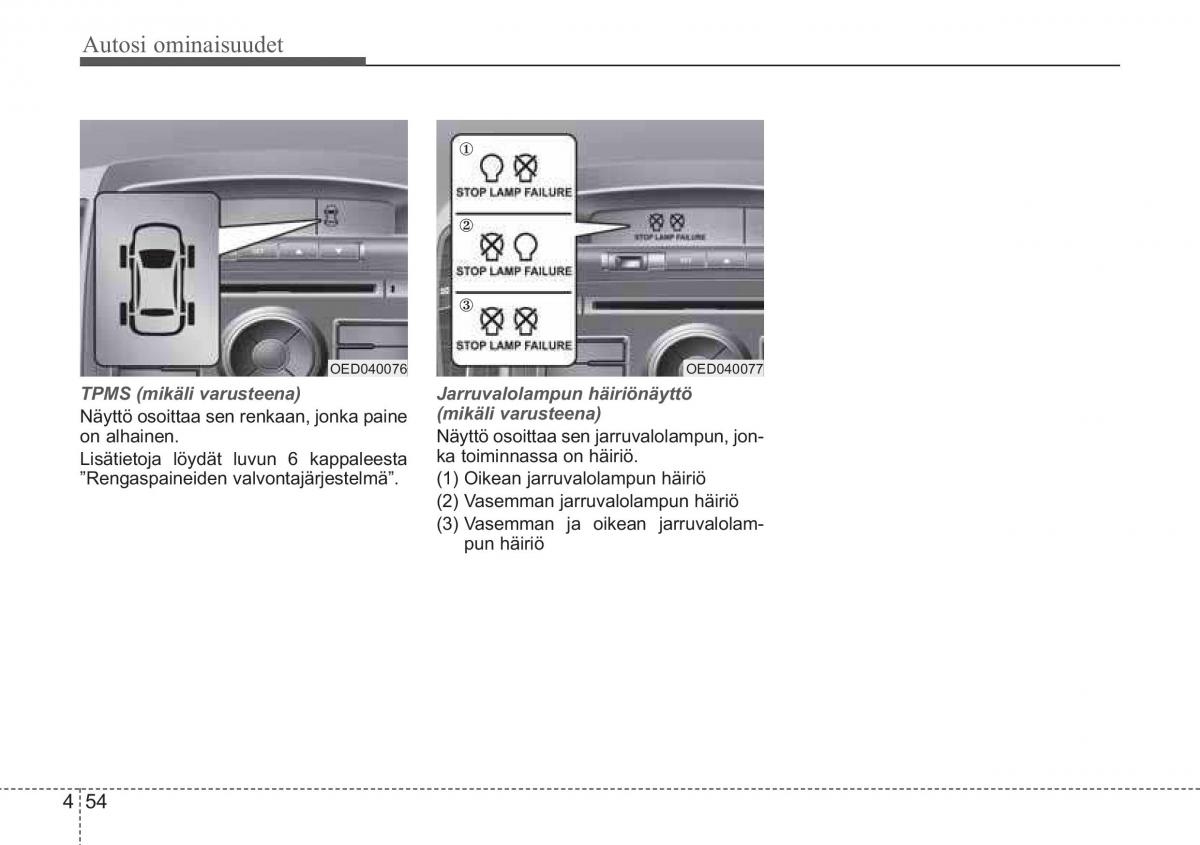 KIA Ceed I 1 omistajan kasikirja / page 126