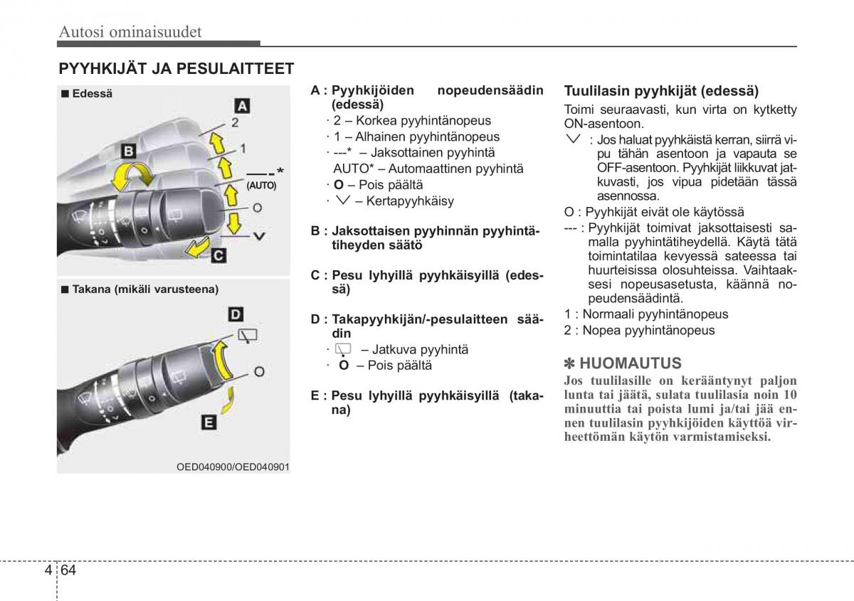 KIA Ceed I 1 omistajan kasikirja / page 136