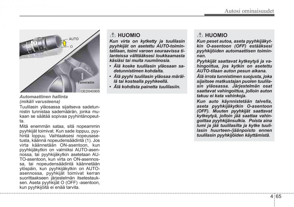 KIA Ceed I 1 omistajan kasikirja / page 137