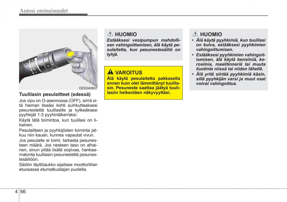 KIA Ceed I 1 omistajan kasikirja / page 138