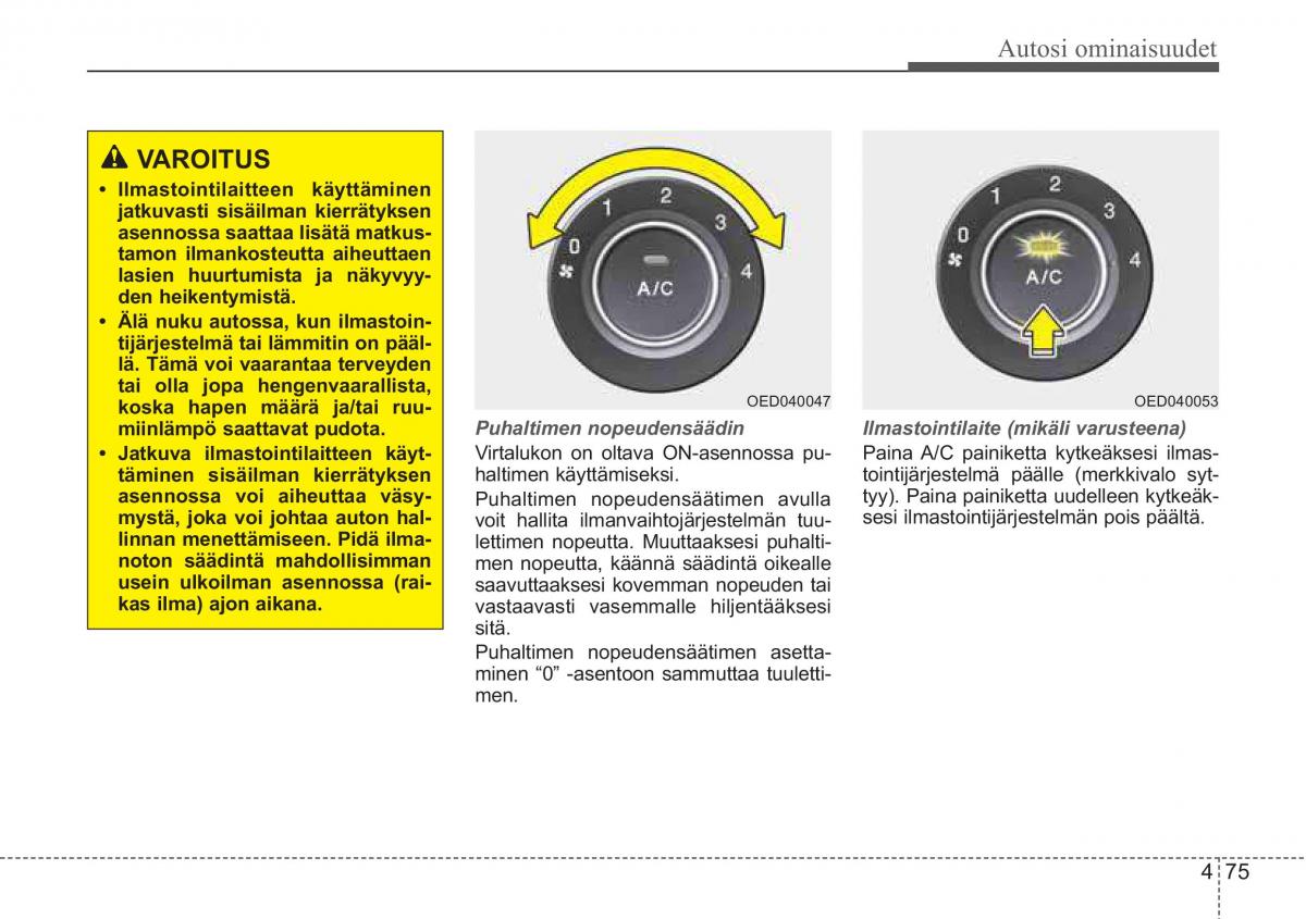 KIA Ceed I 1 omistajan kasikirja / page 147