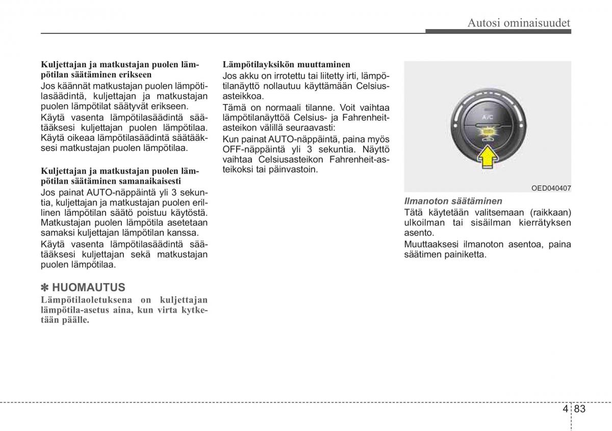 KIA Ceed I 1 omistajan kasikirja / page 155