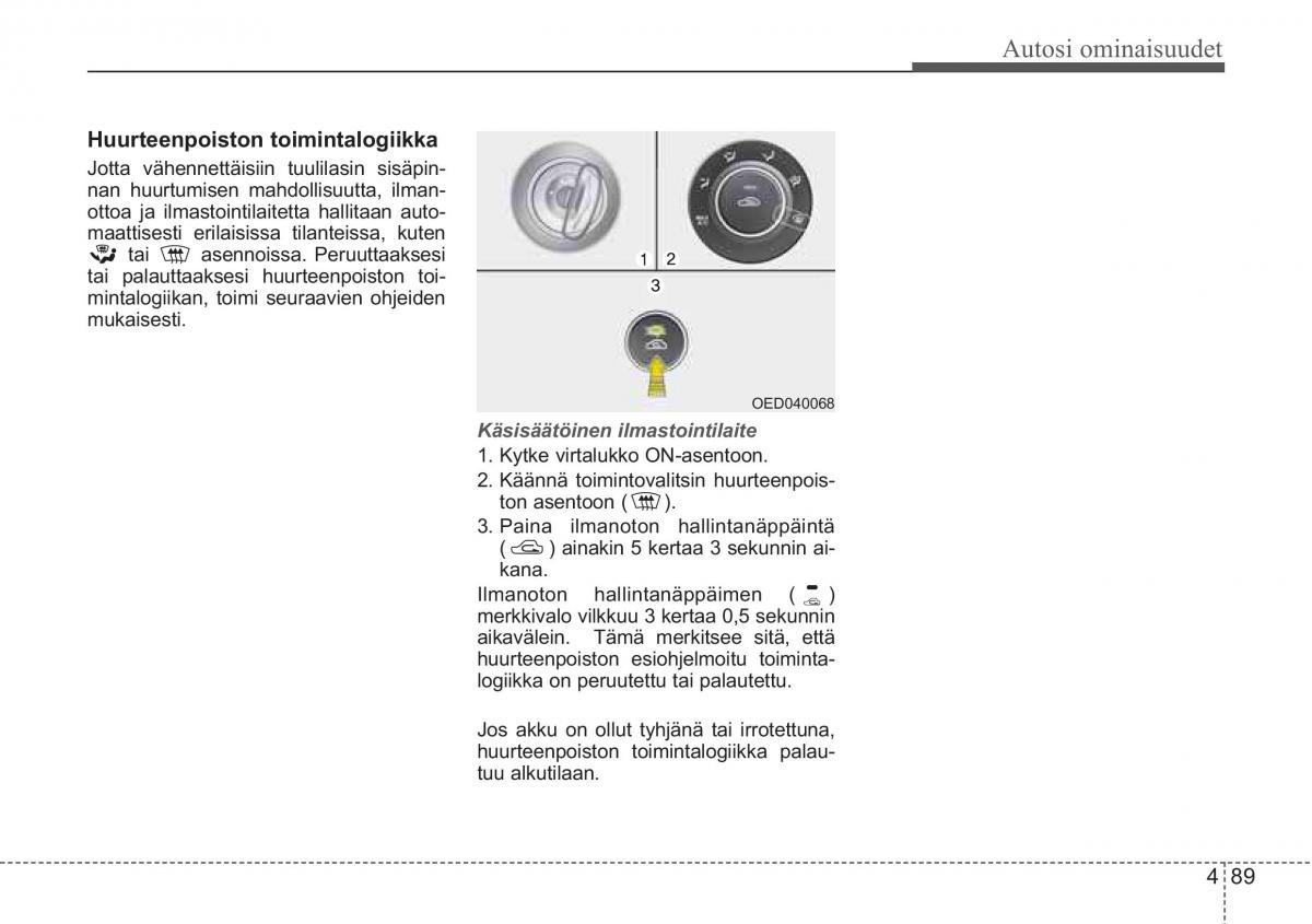 KIA Ceed I 1 omistajan kasikirja / page 161