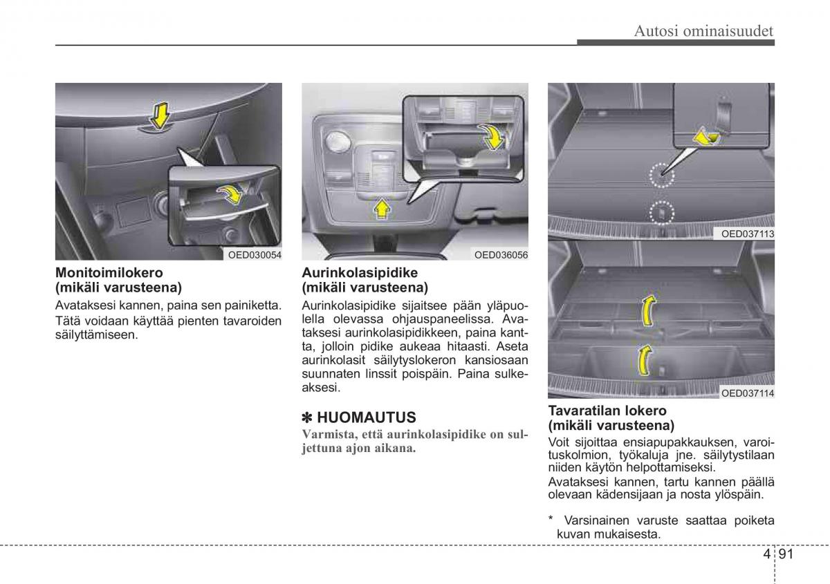 KIA Ceed I 1 omistajan kasikirja / page 163