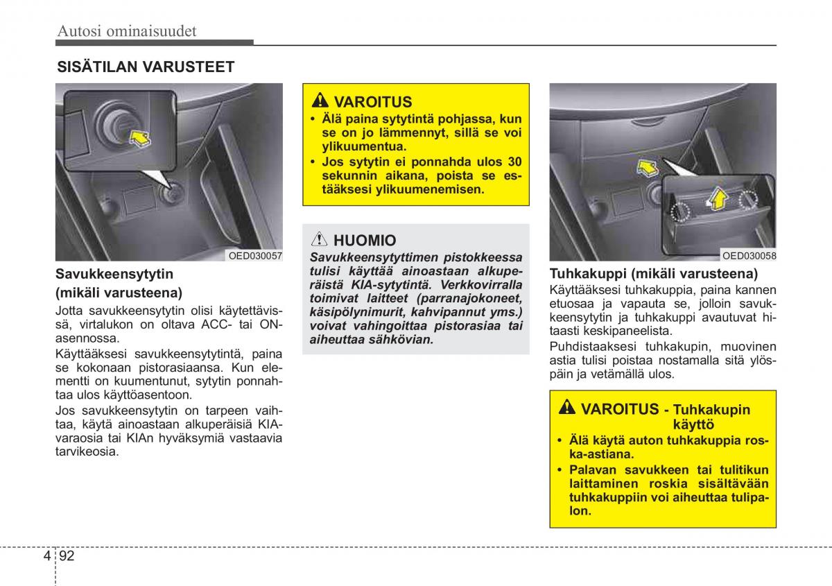 KIA Ceed I 1 omistajan kasikirja / page 164