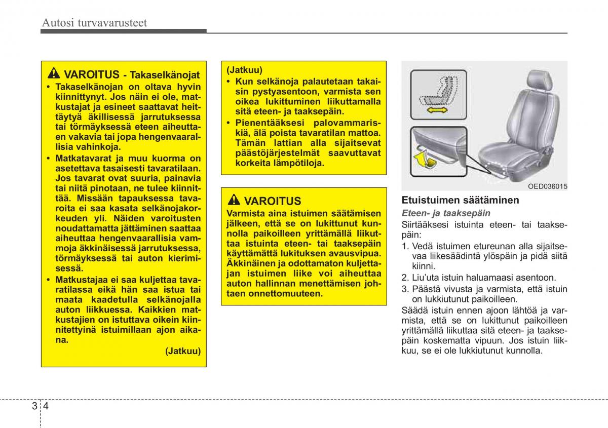 KIA Ceed I 1 omistajan kasikirja / page 18