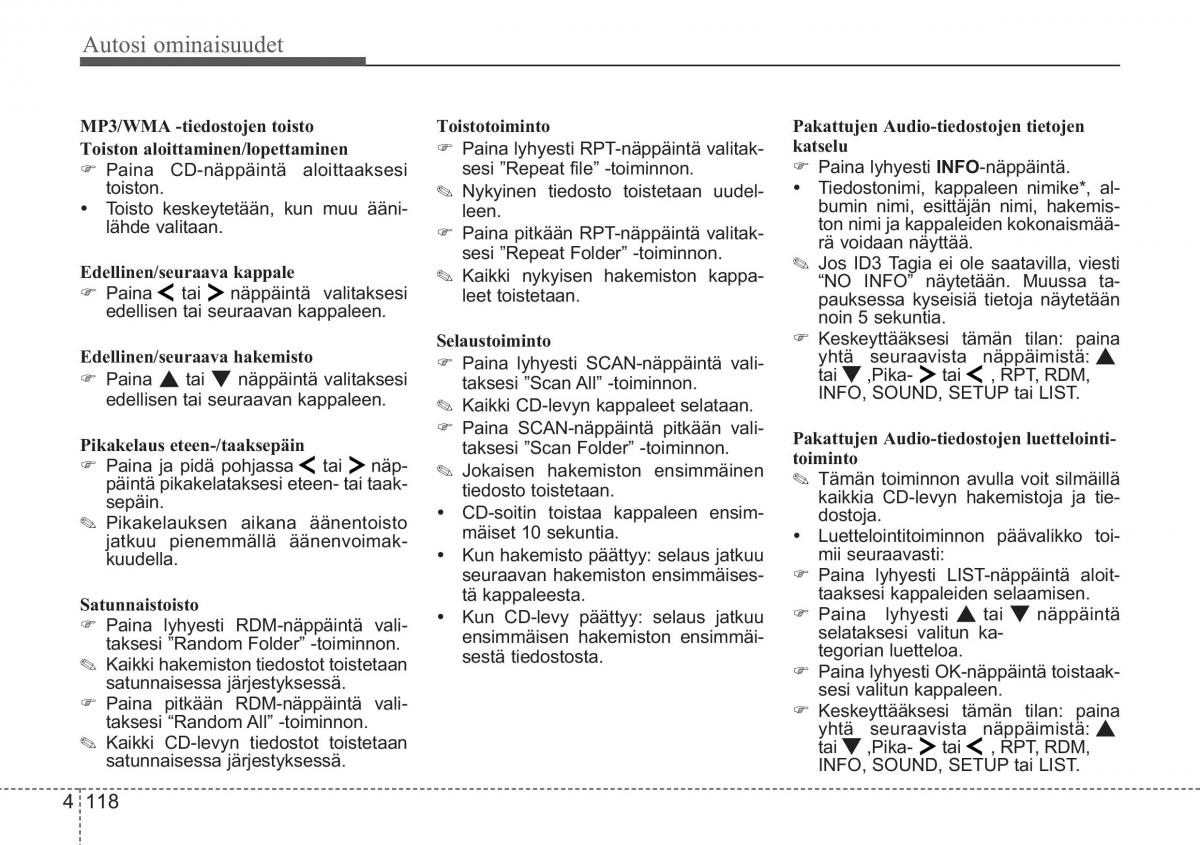 KIA Ceed I 1 omistajan kasikirja / page 190