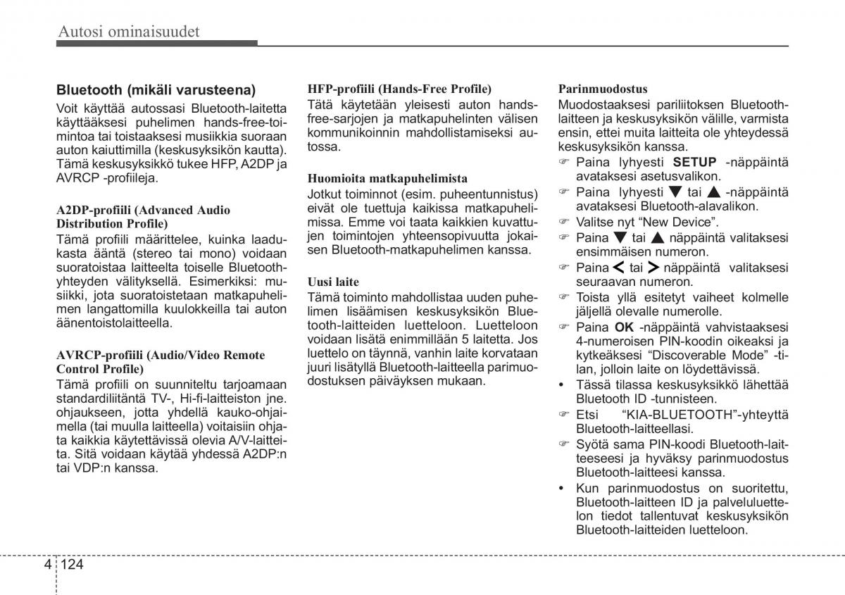 KIA Ceed I 1 omistajan kasikirja / page 196