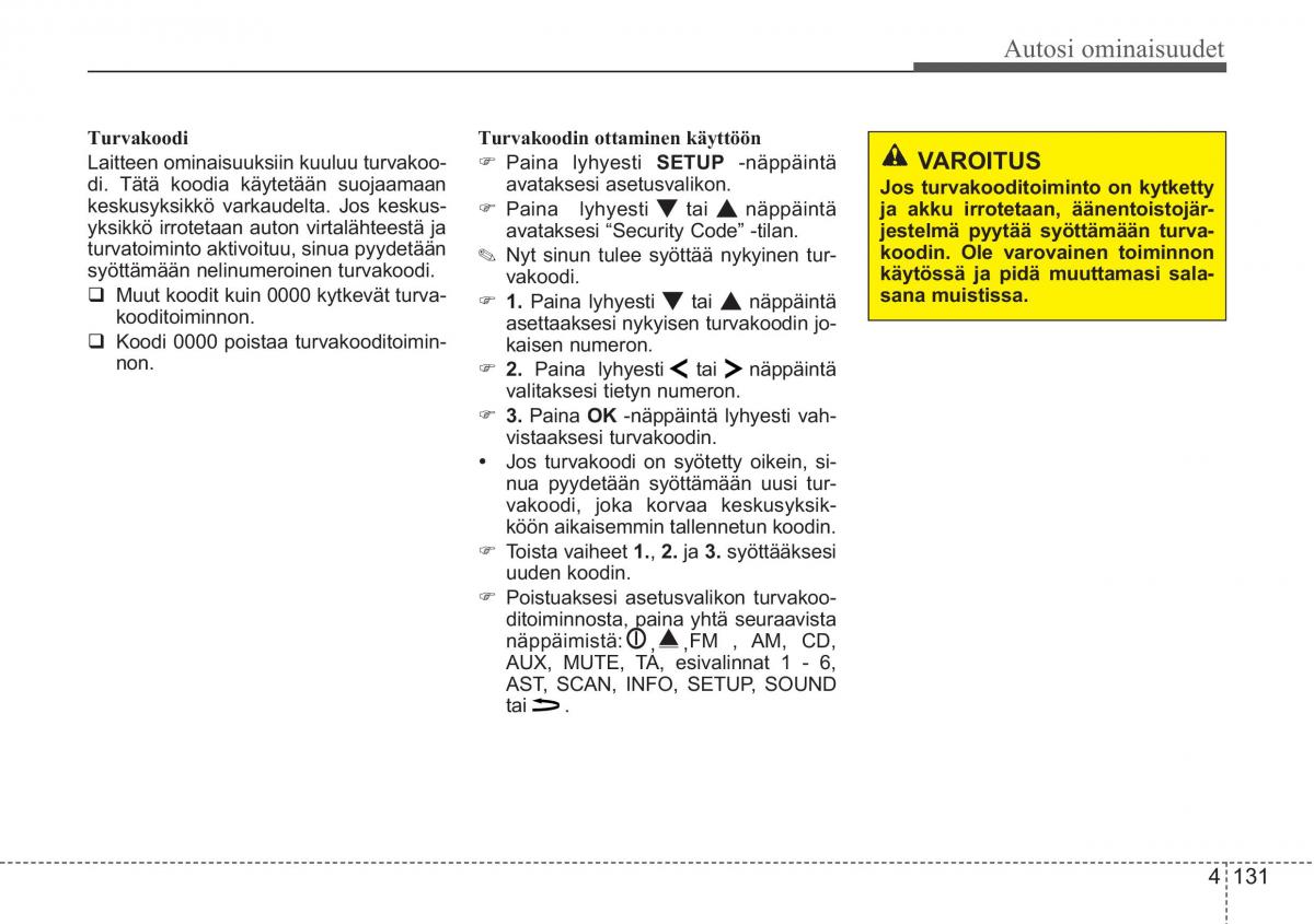 KIA Ceed I 1 omistajan kasikirja / page 203