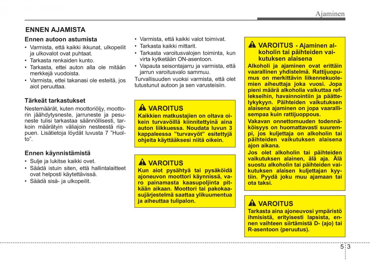 KIA Ceed I 1 omistajan kasikirja / page 209