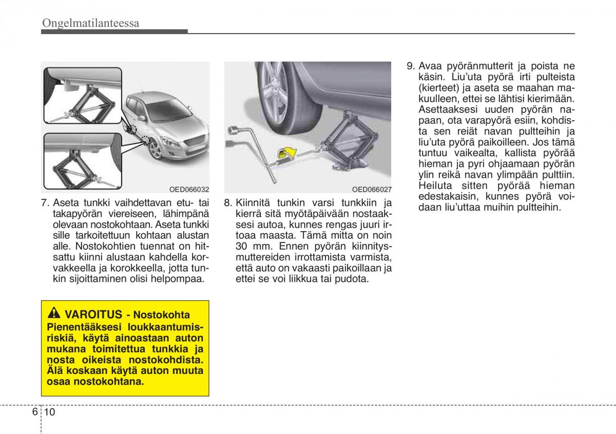 KIA Ceed I 1 omistajan kasikirja / page 266