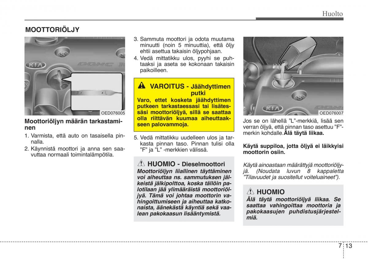 KIA Ceed I 1 omistajan kasikirja / page 293