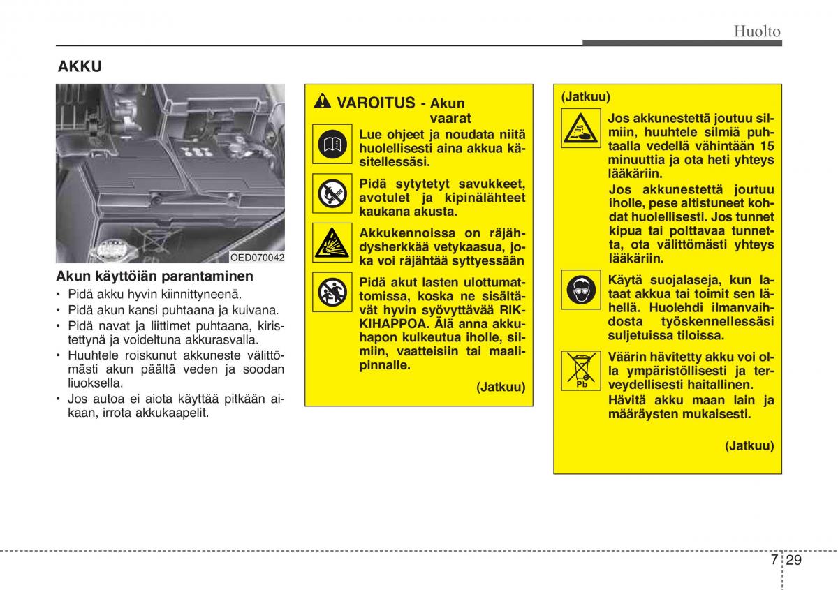 KIA Ceed I 1 omistajan kasikirja / page 309