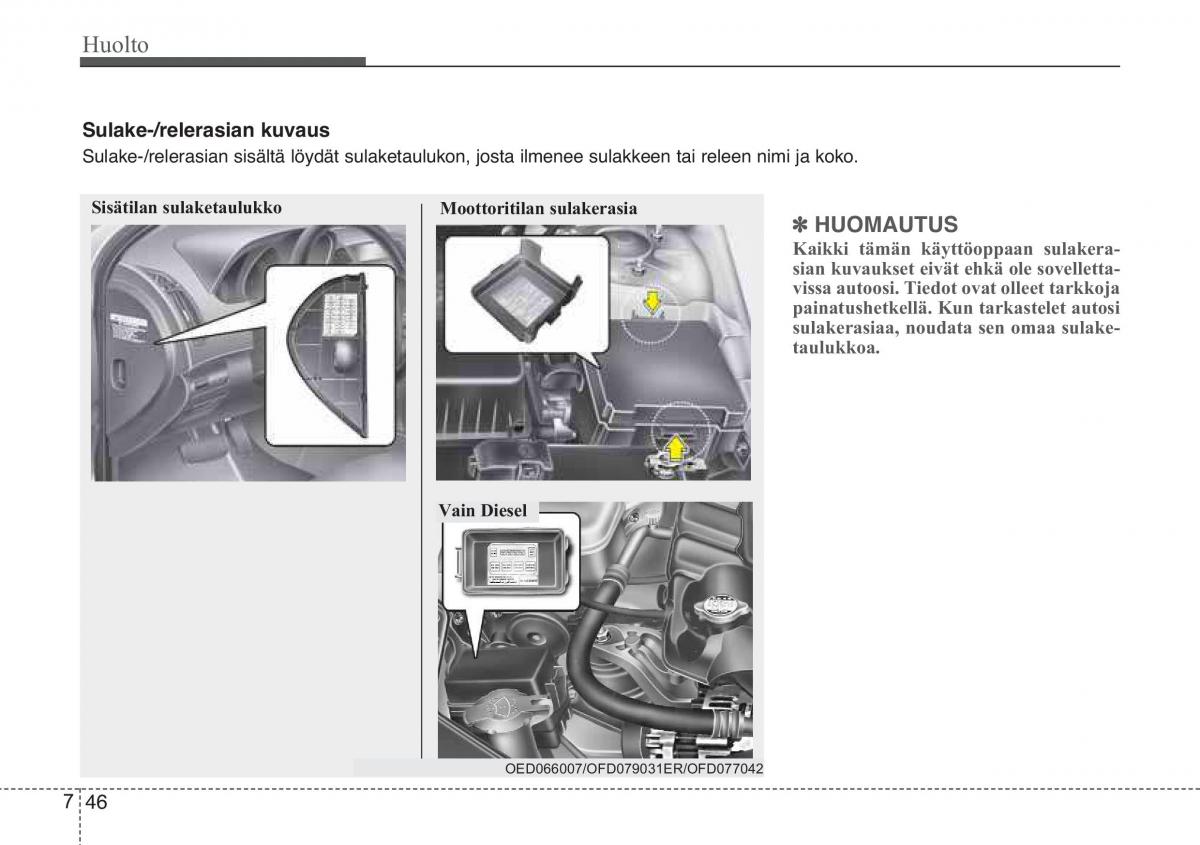 KIA Ceed I 1 omistajan kasikirja / page 326