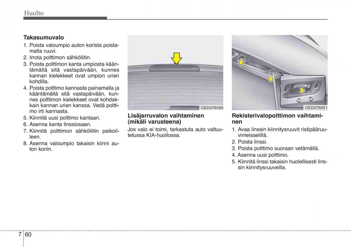 KIA Ceed I 1 omistajan kasikirja / page 340