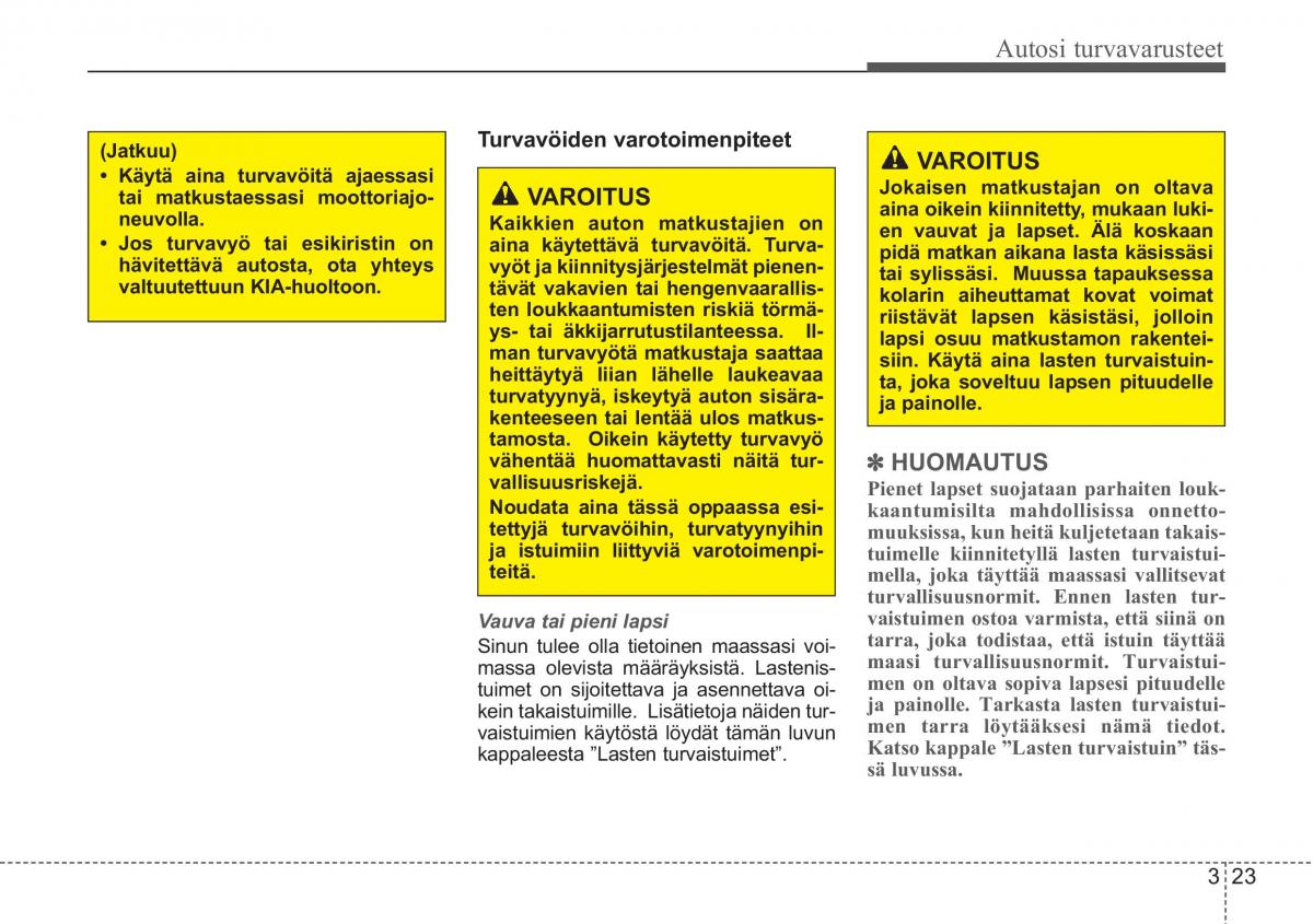 KIA Ceed I 1 omistajan kasikirja / page 37