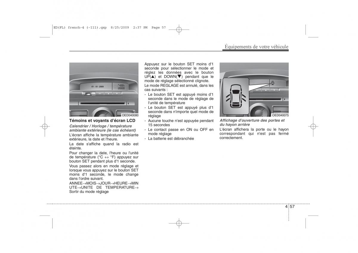 KIA Ceed I 1 manuel du proprietaire / page 135