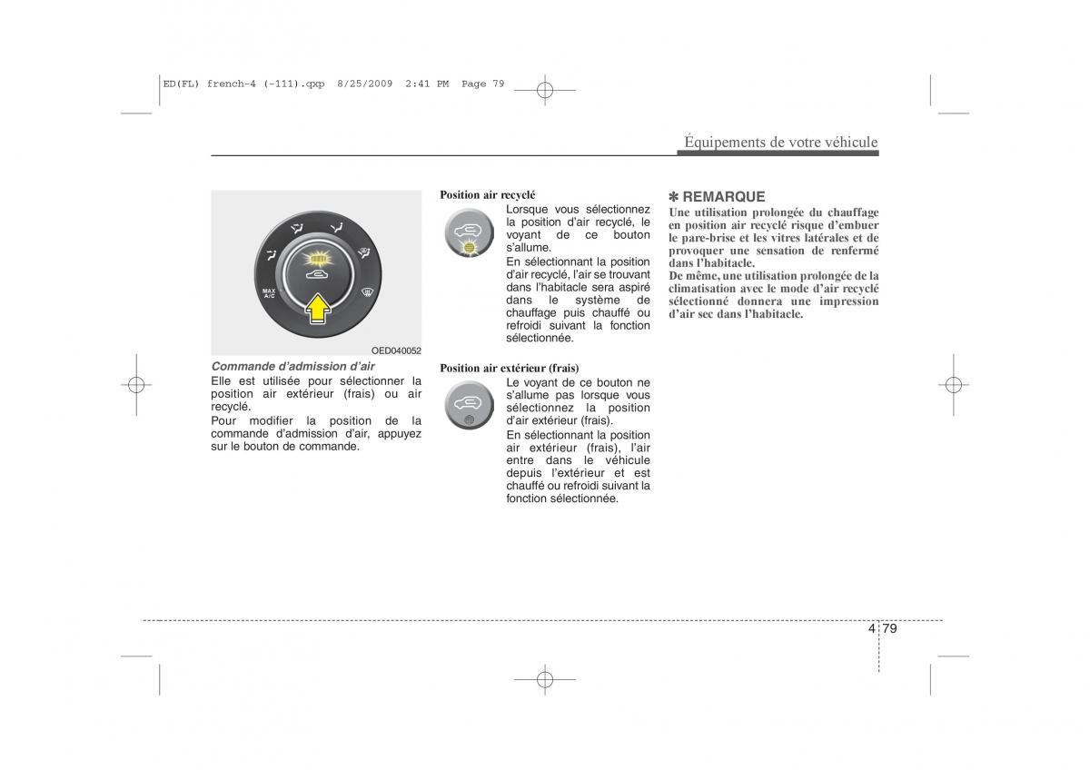 KIA Ceed I 1 manuel du proprietaire / page 157