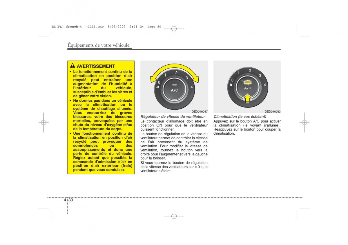 KIA Ceed I 1 manuel du proprietaire / page 158