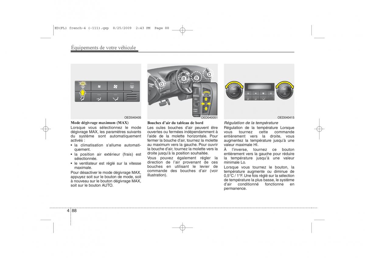 KIA Ceed I 1 manuel du proprietaire / page 166