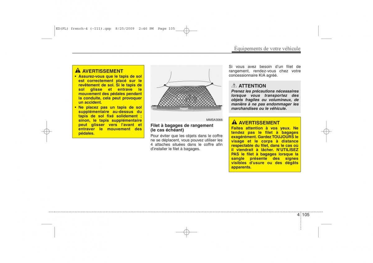 KIA Ceed I 1 manuel du proprietaire / page 183