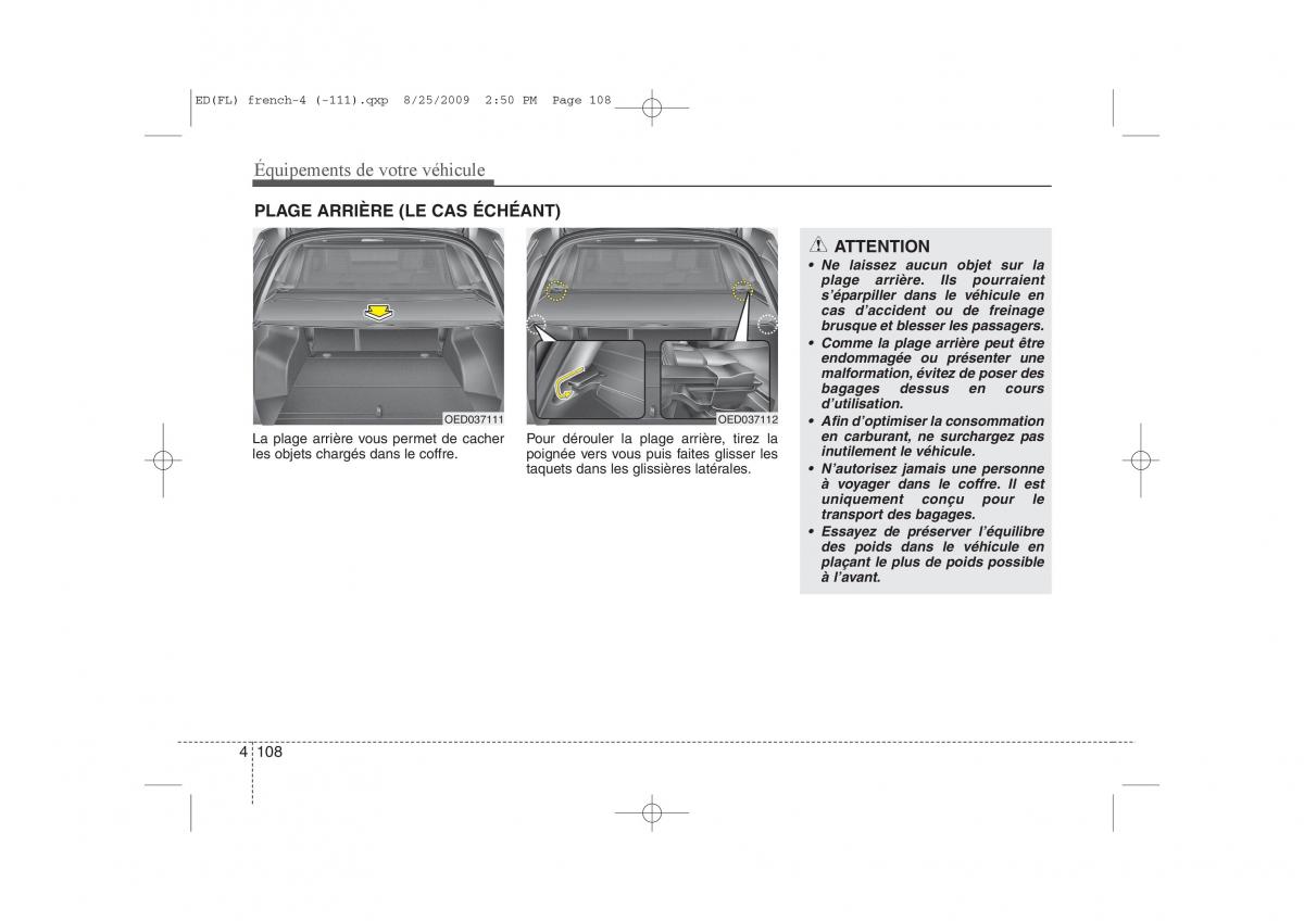 KIA Ceed I 1 manuel du proprietaire / page 186