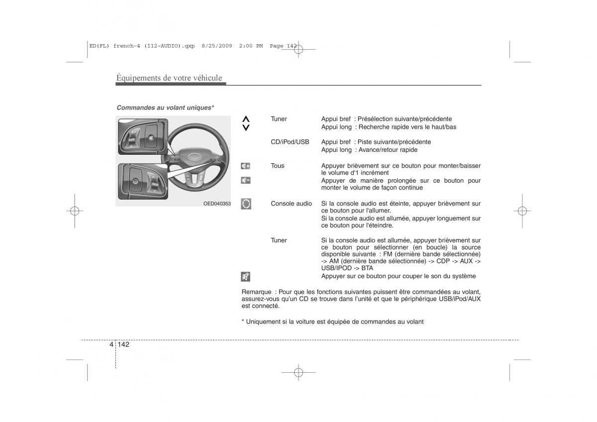 KIA Ceed I 1 manuel du proprietaire / page 220