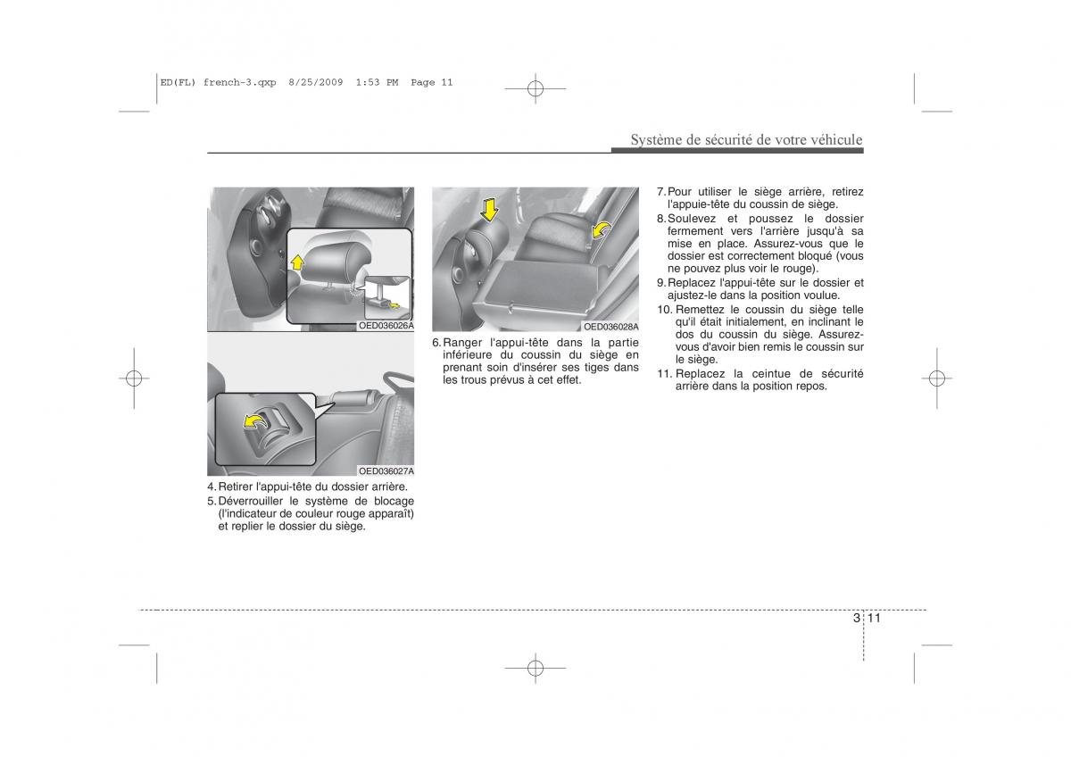 KIA Ceed I 1 manuel du proprietaire / page 25