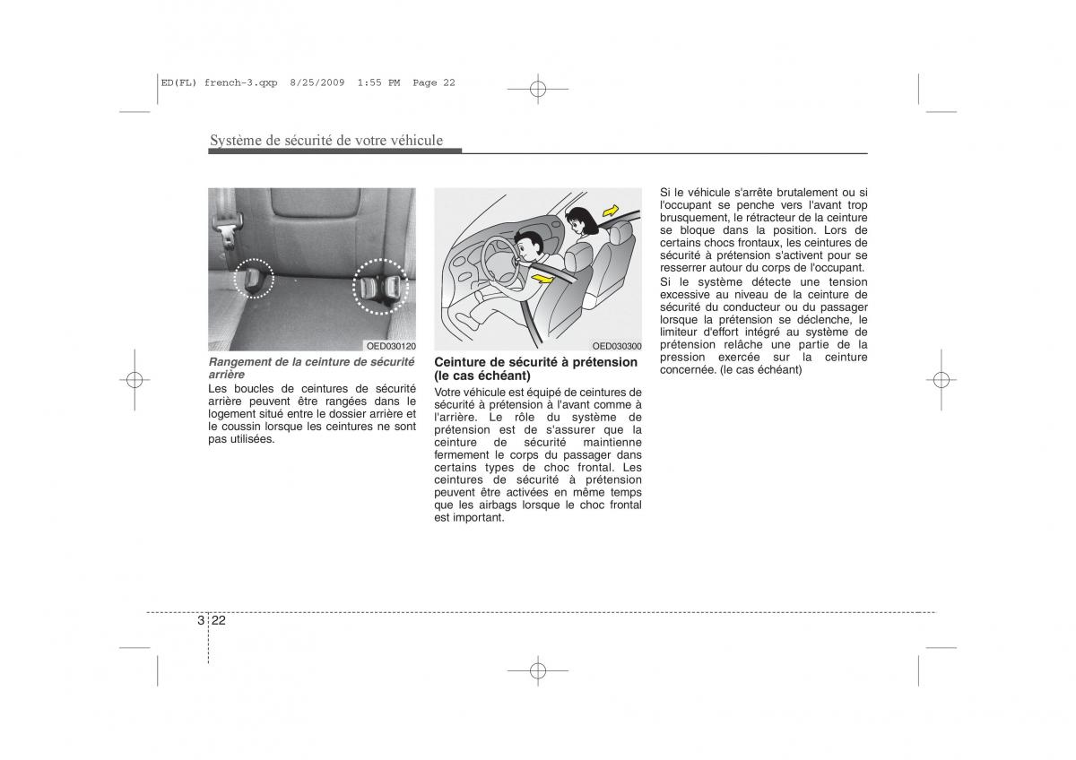 KIA Ceed I 1 manuel du proprietaire / page 36