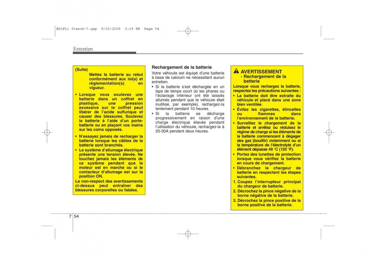 KIA Ceed I 1 manuel du proprietaire / page 364