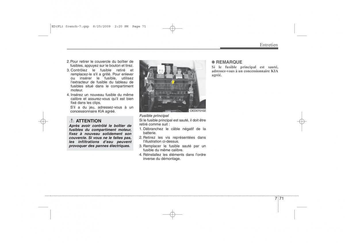 KIA Ceed I 1 manuel du proprietaire / page 381