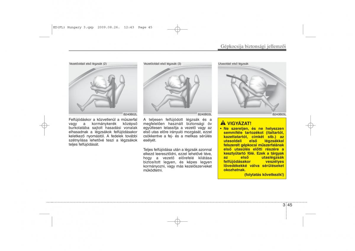 KIA Ceed I 1 Kezelesi utmutato / page 58