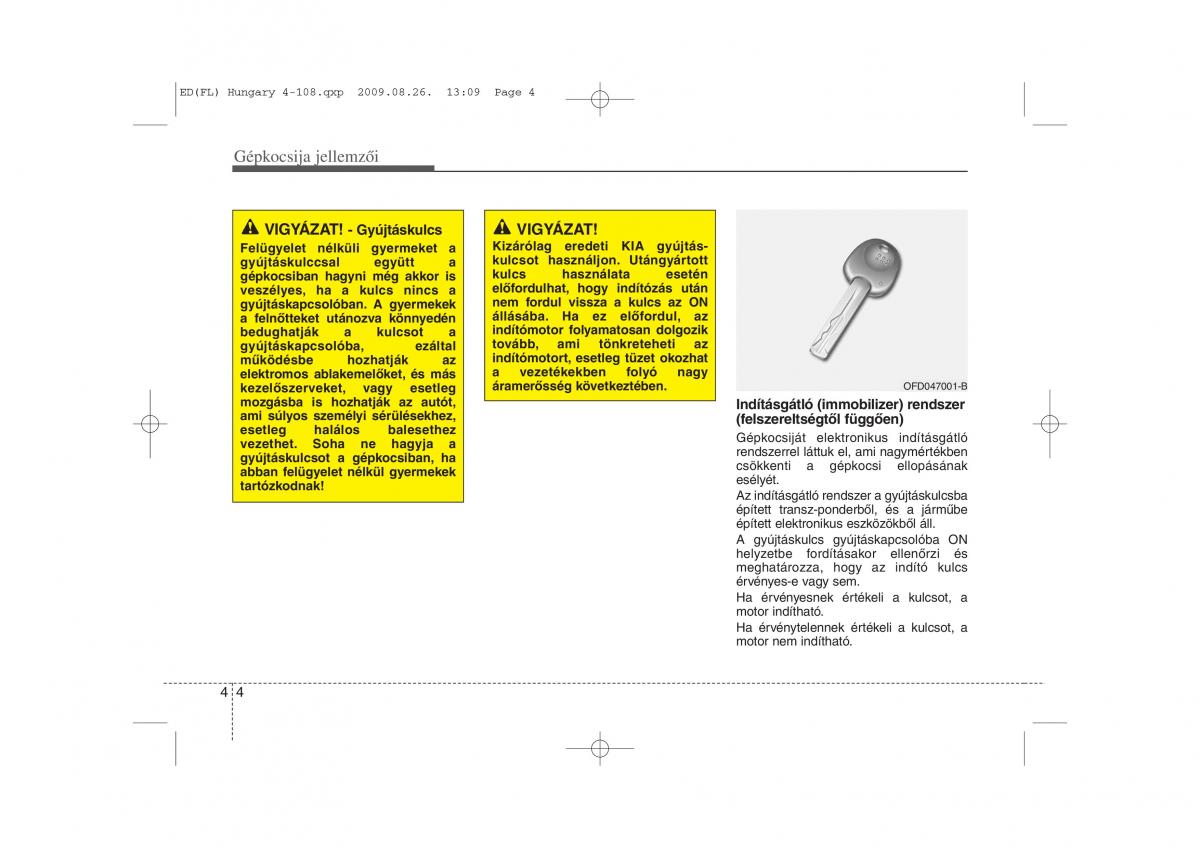 KIA Ceed I 1 Kezelesi utmutato / page 78