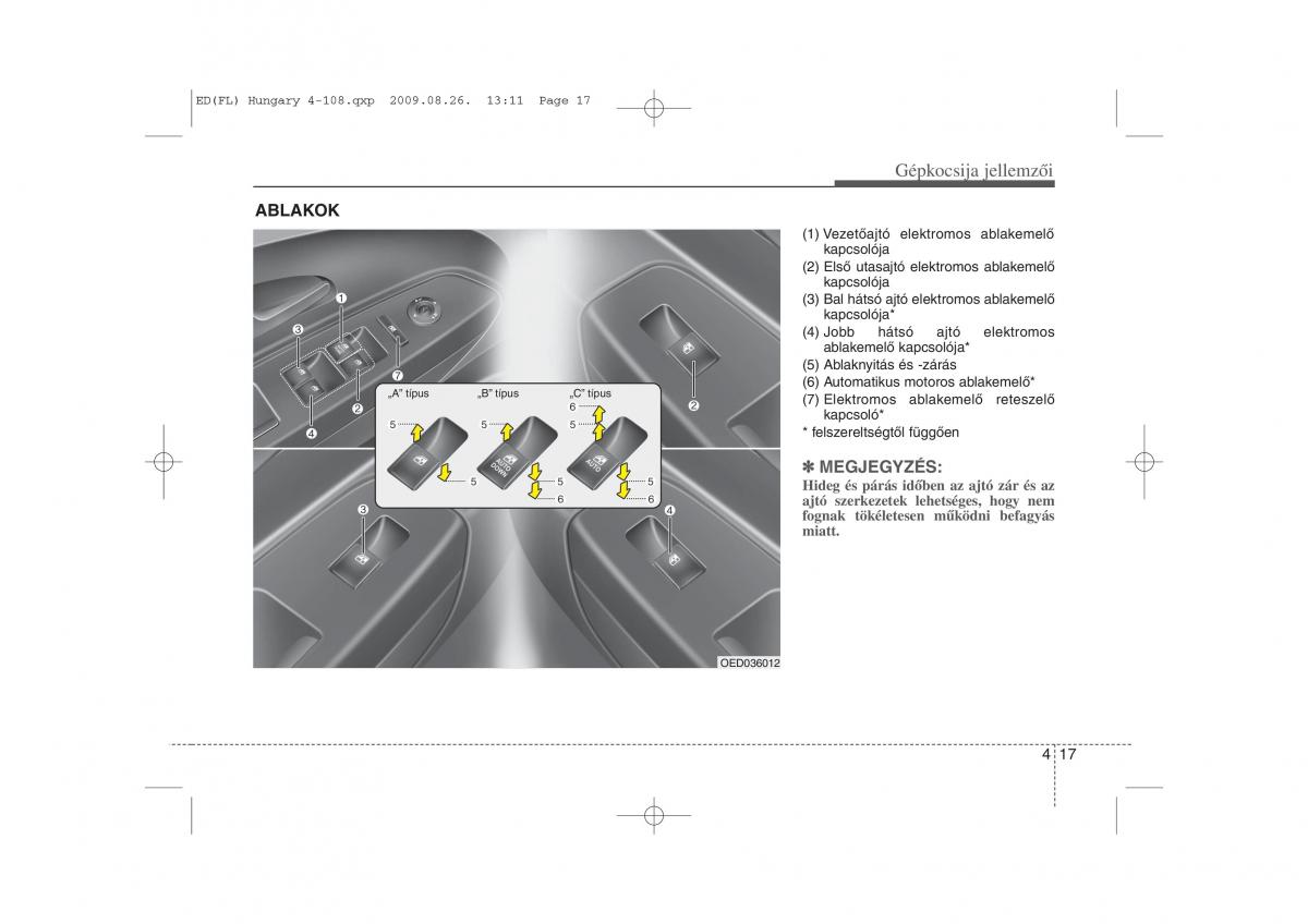 KIA Ceed I 1 Kezelesi utmutato / page 91