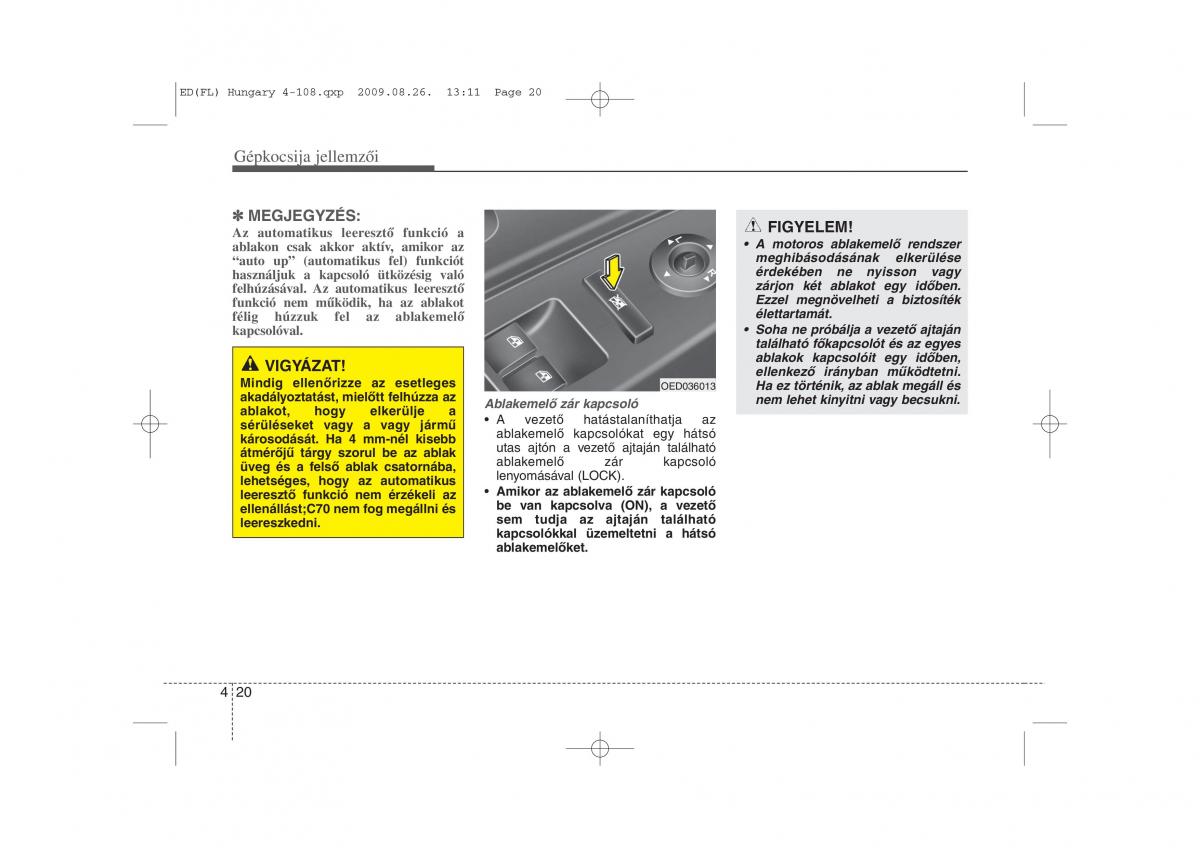 KIA Ceed I 1 Kezelesi utmutato / page 94