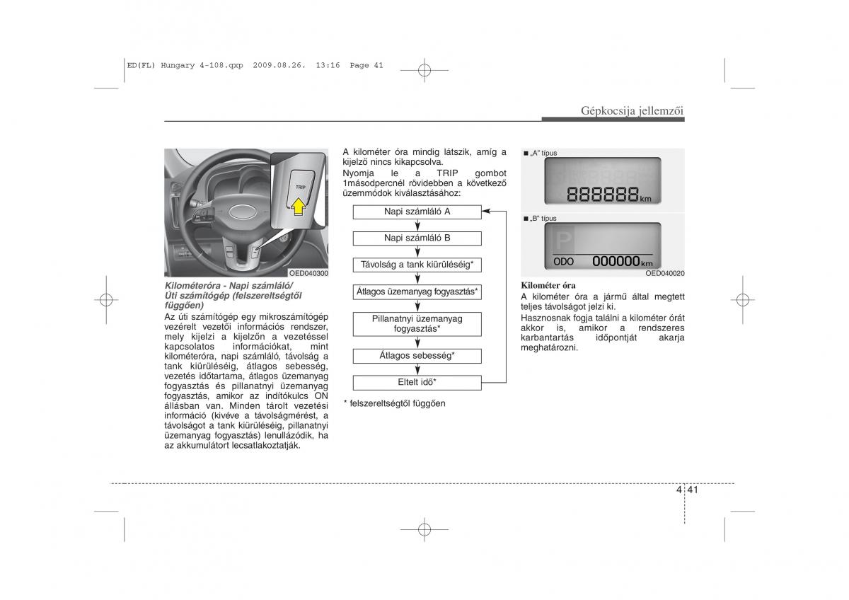 KIA Ceed I 1 Kezelesi utmutato / page 115