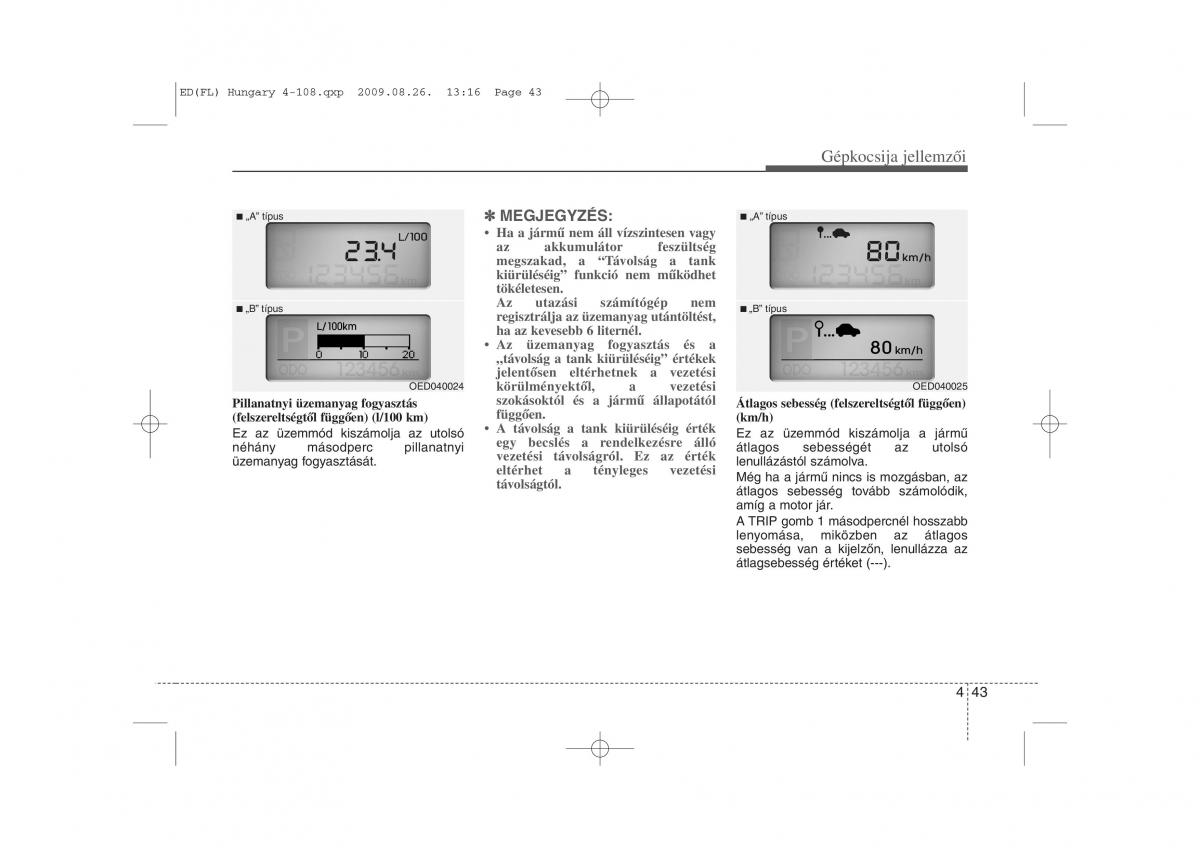 KIA Ceed I 1 Kezelesi utmutato / page 117