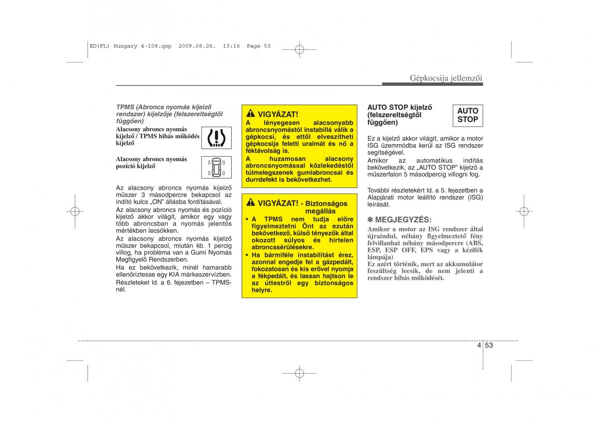 KIA Ceed I 1 Kezelesi utmutato / page 127