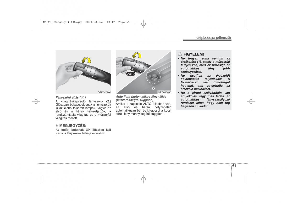 KIA Ceed I 1 Kezelesi utmutato / page 135