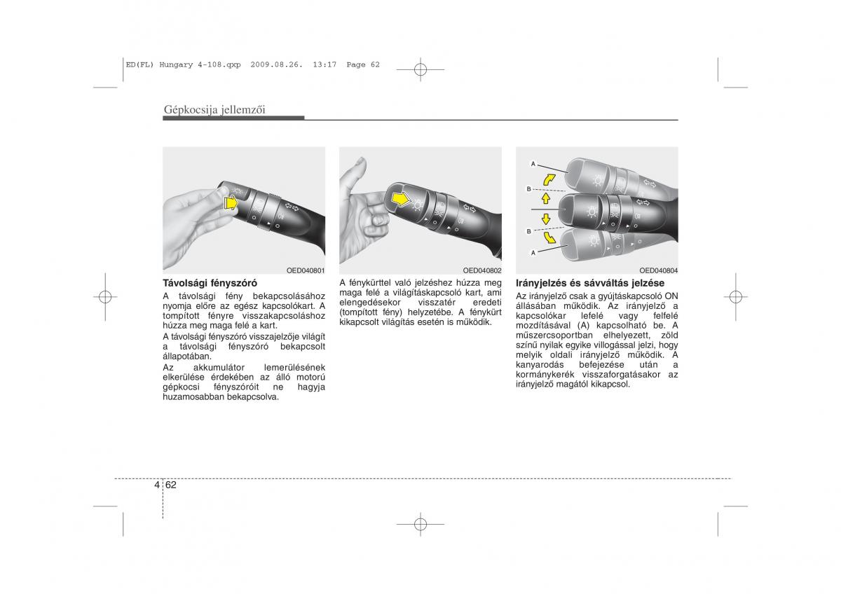 KIA Ceed I 1 Kezelesi utmutato / page 136