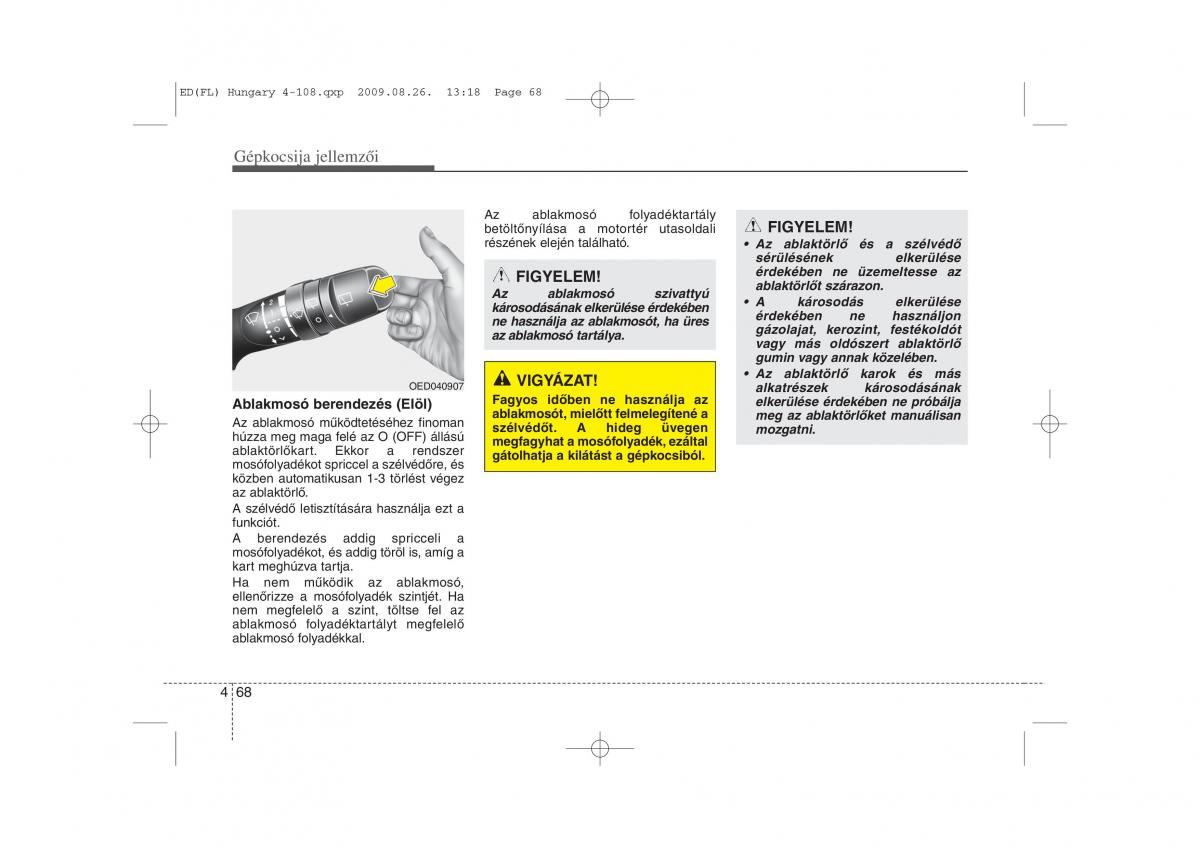 KIA Ceed I 1 Kezelesi utmutato / page 142