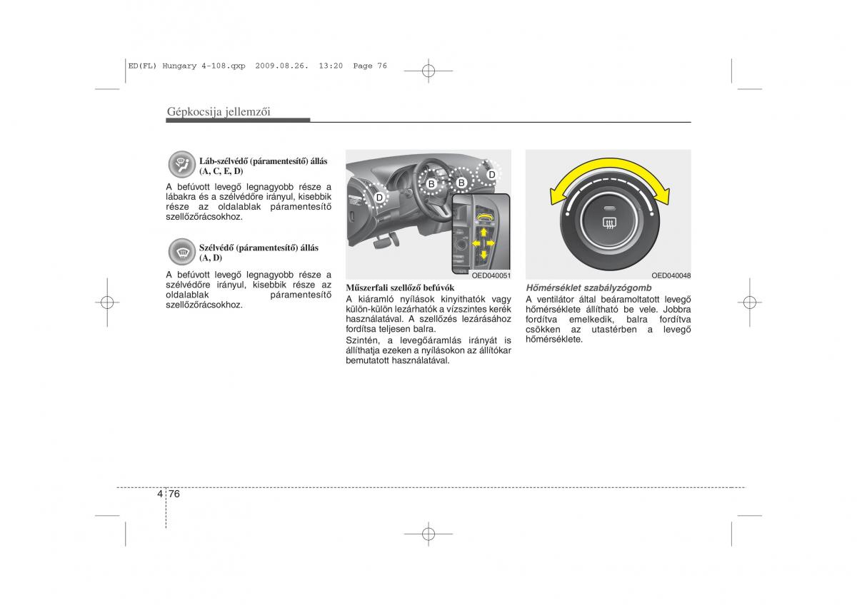 KIA Ceed I 1 Kezelesi utmutato / page 150