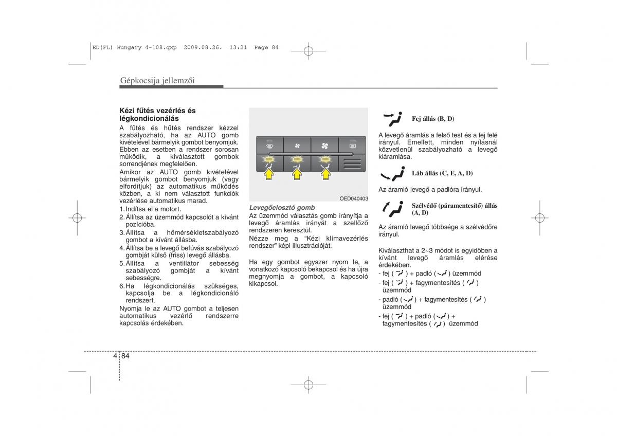 KIA Ceed I 1 Kezelesi utmutato / page 158