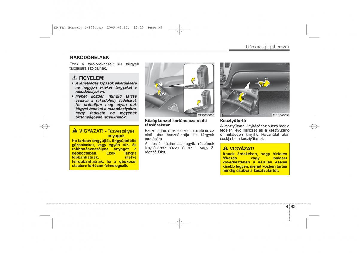 KIA Ceed I 1 Kezelesi utmutato / page 167