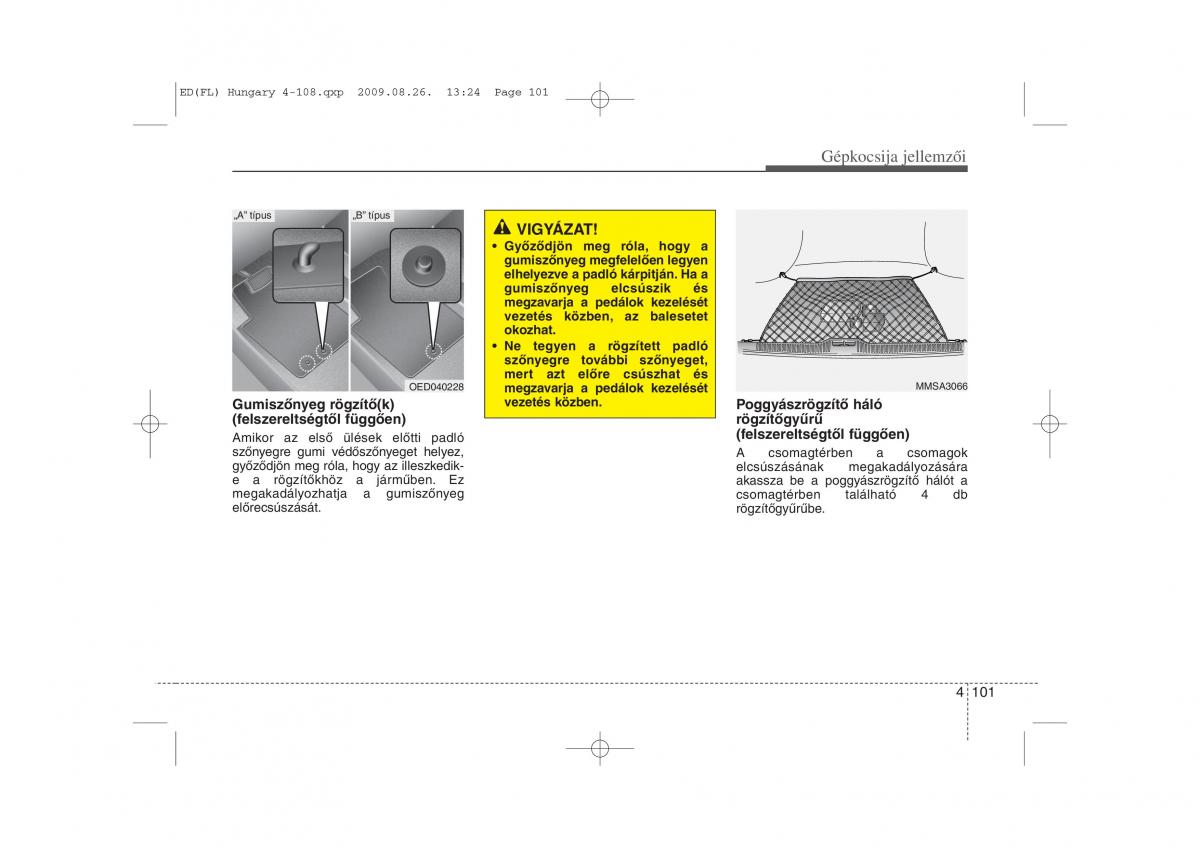 KIA Ceed I 1 Kezelesi utmutato / page 175