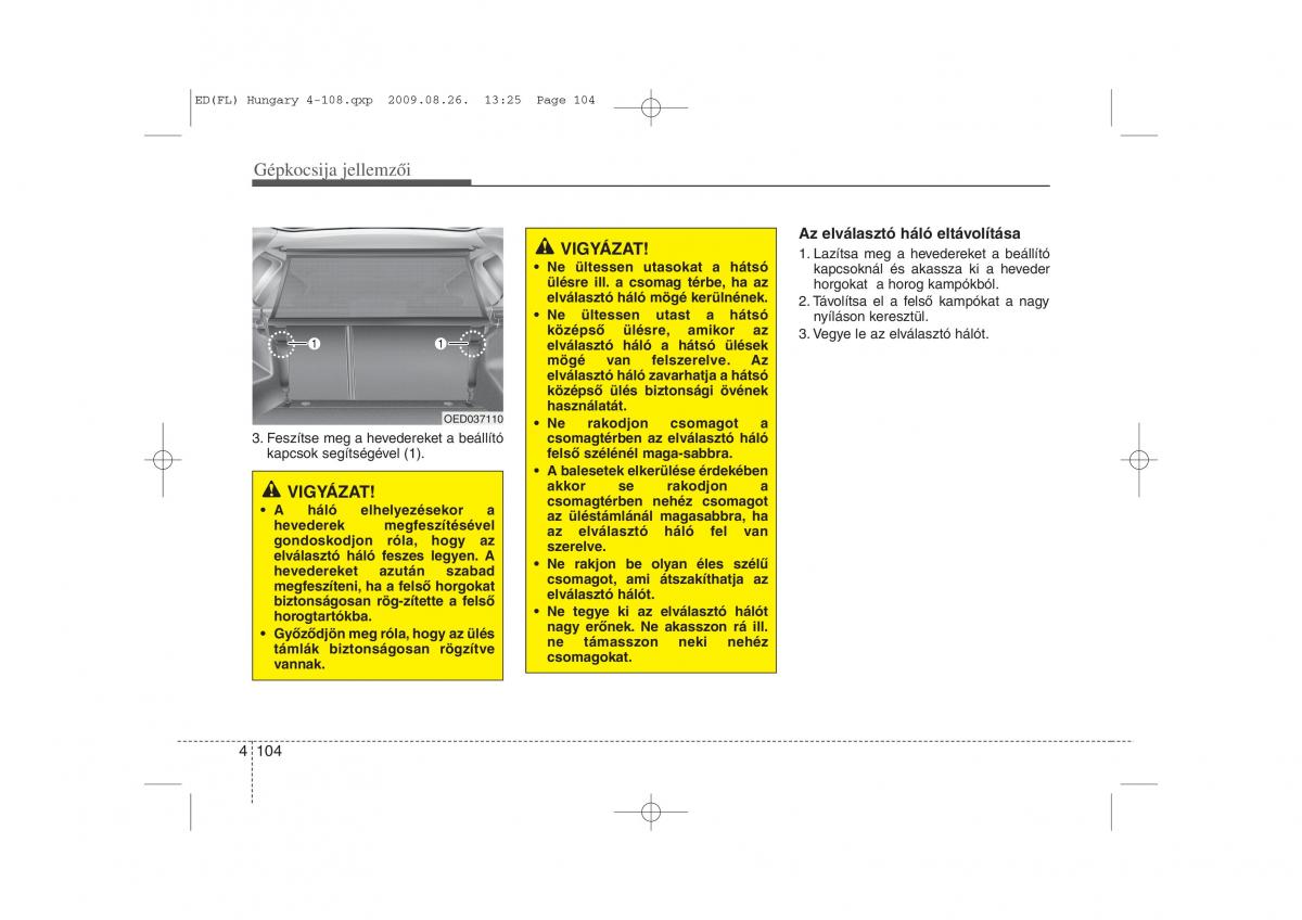 KIA Ceed I 1 Kezelesi utmutato / page 178