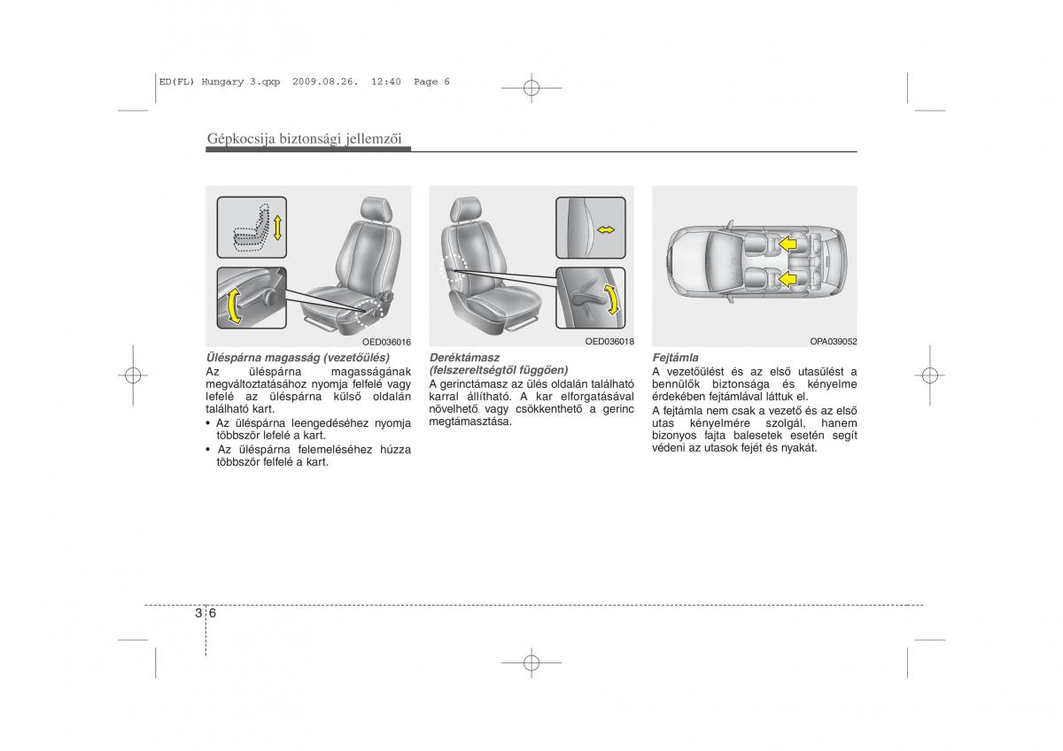 KIA Ceed I 1 Kezelesi utmutato / page 19