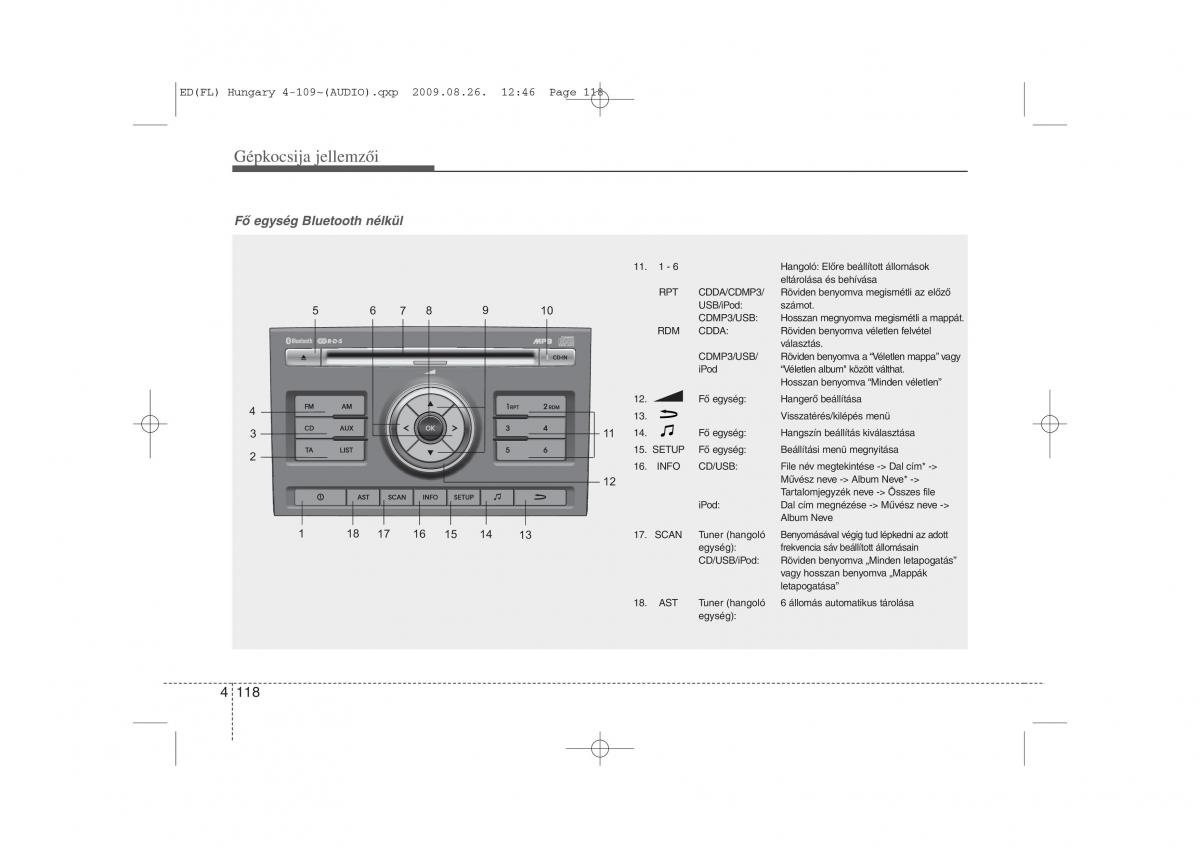 KIA Ceed I 1 Kezelesi utmutato / page 192