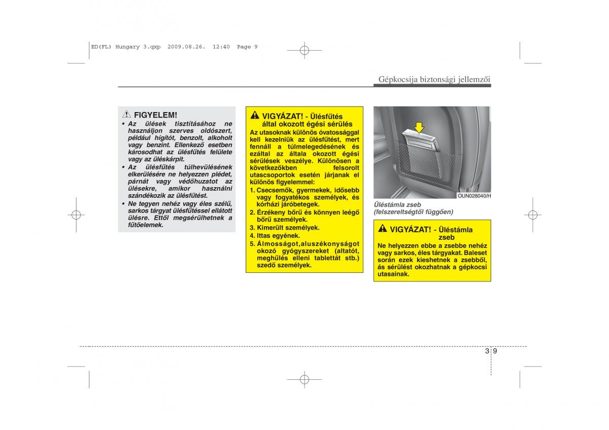 KIA Ceed I 1 Kezelesi utmutato / page 22